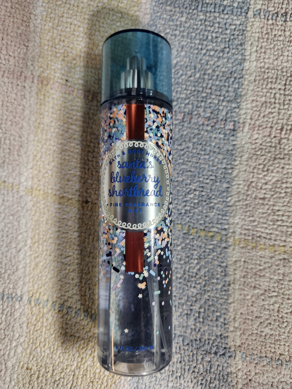 Bath & Body Works Santa's Blueberry Shortbread Fine Fragrance Mist - Blue